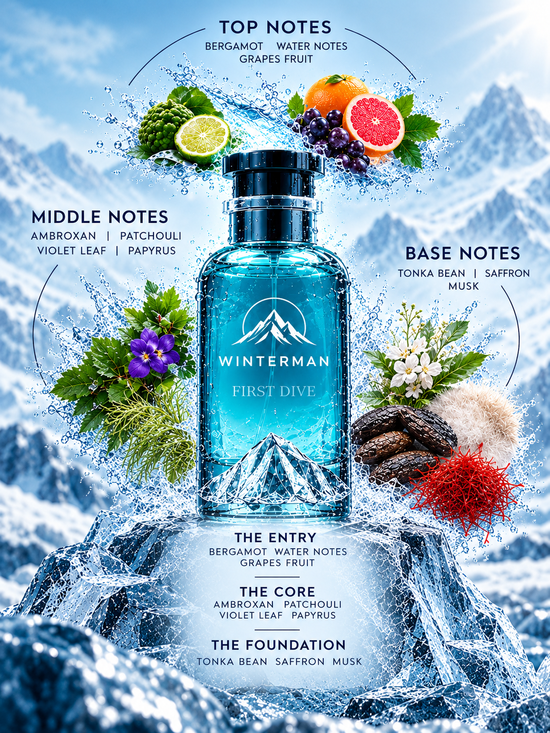 Winterman First Dive – Luxury Eau de Parfum